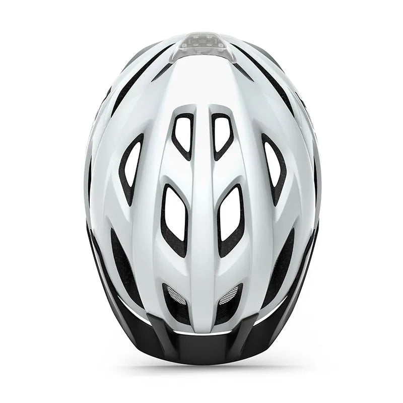 CASCO MET CROSSOVER BLANCO - MATE