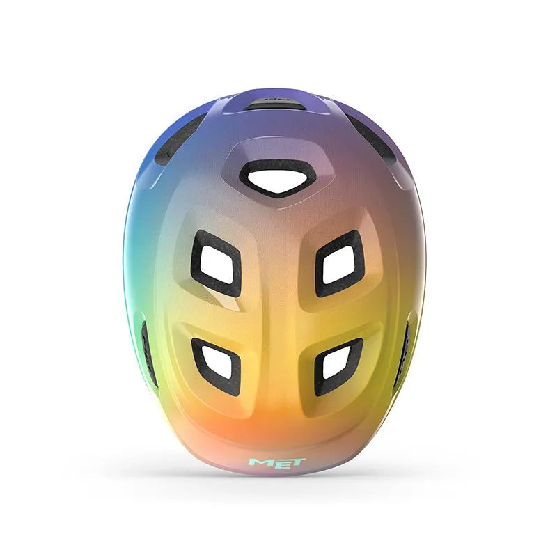 CASCO NIÑO MET HOORAY MULTICOLOR - BRILLO
