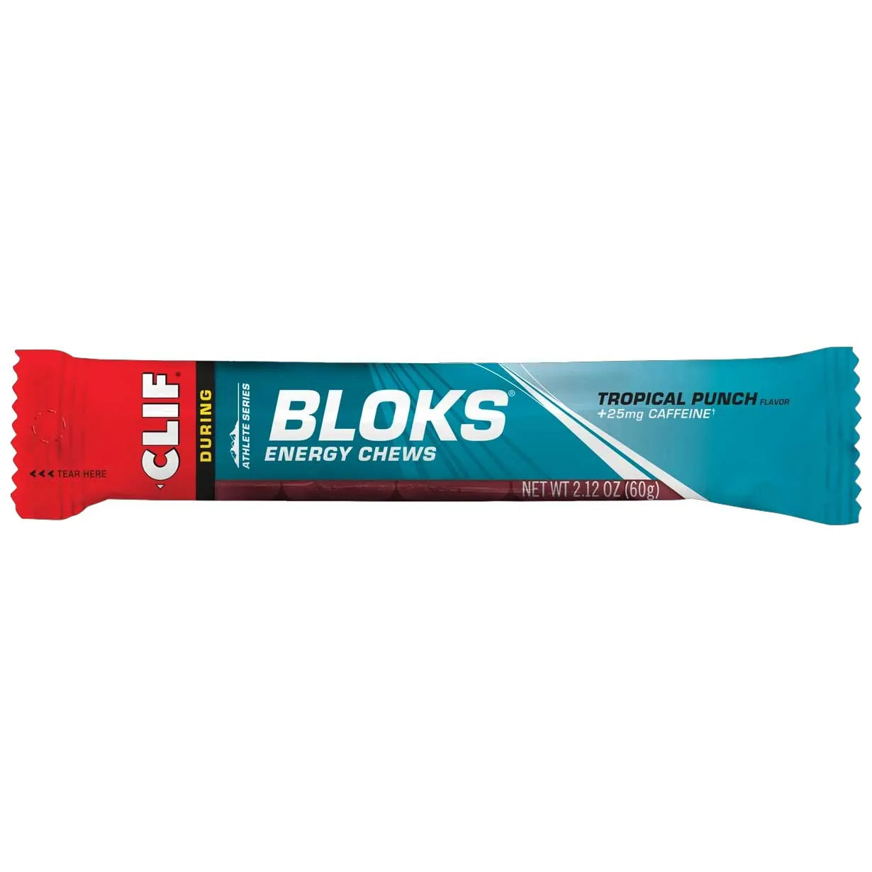 CLIF Bloks Energy Chews - Tropical Punch/Caffeine