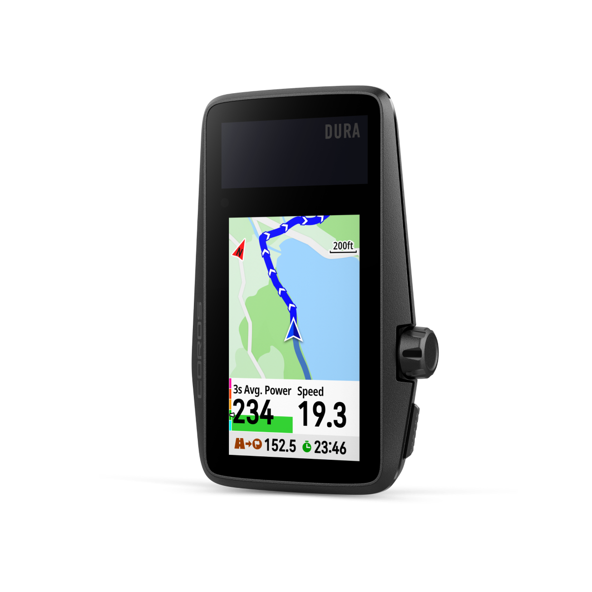 COROS DURA SOLAR GPS Cykelcomputer - Sort