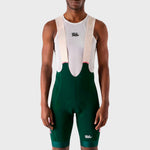 VELODROM Raceday 3.0 Cargo Bib Shorts - Pine Green/Pink