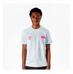 VELODROM Raceday 3.0 Tshirt - Celeste/Pink/White
