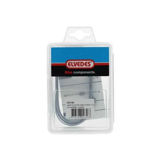 ELVEDES Inner To Outer Cable Connector For Iternal Guiding - Silver