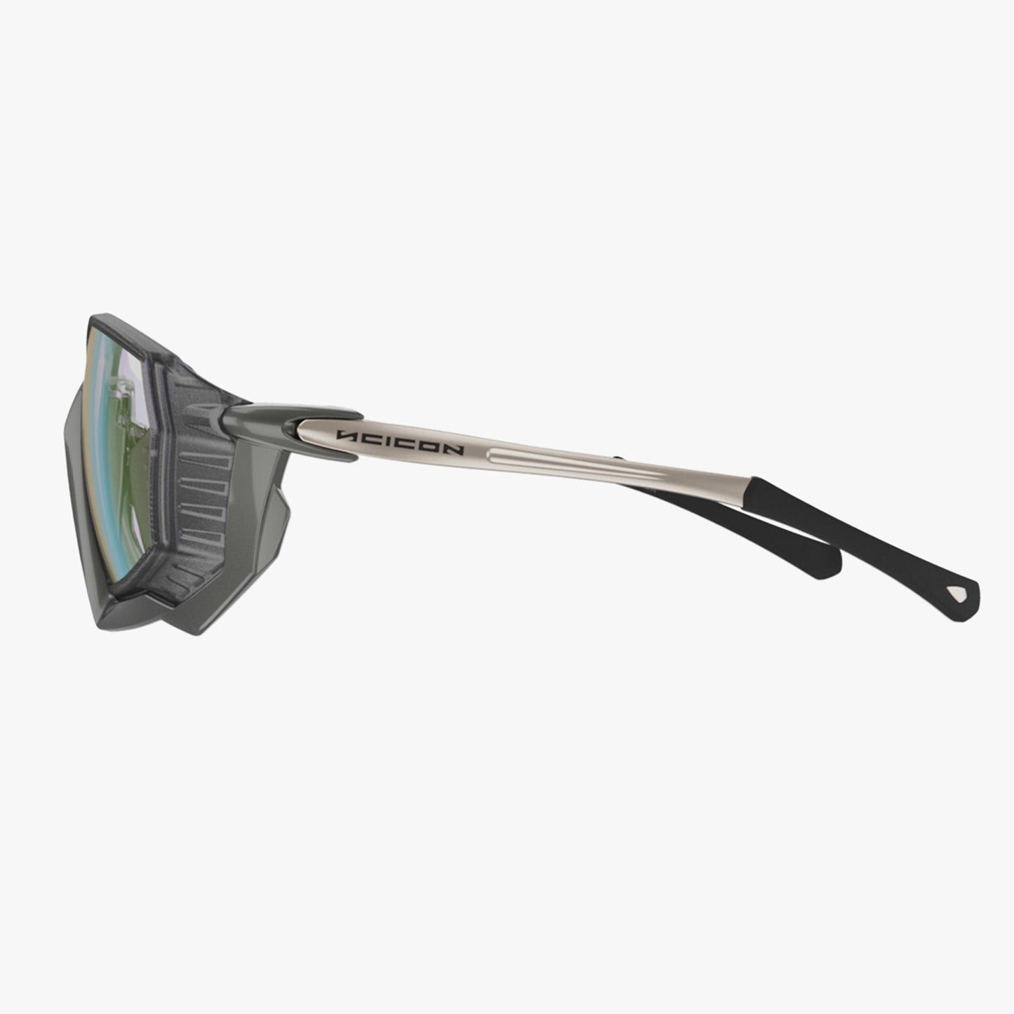 SCICON AEROJET TITANIUM METAL Noir RX SUNNGLASSES - CLEAR LENSES