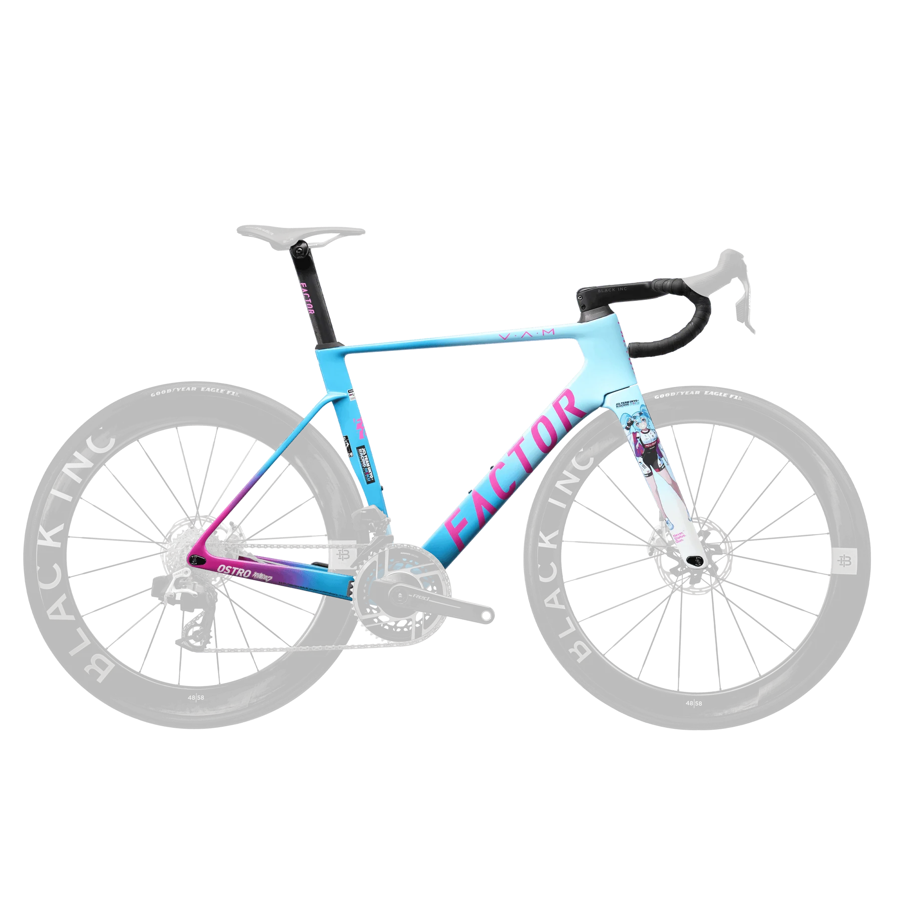 FACTOR OSTRO VAM 2.0 Premium Package Frameset - Hatsune Miku FACTOR OSTRO VAM 2.0 Premium Package Frameset - Hatsune Miku