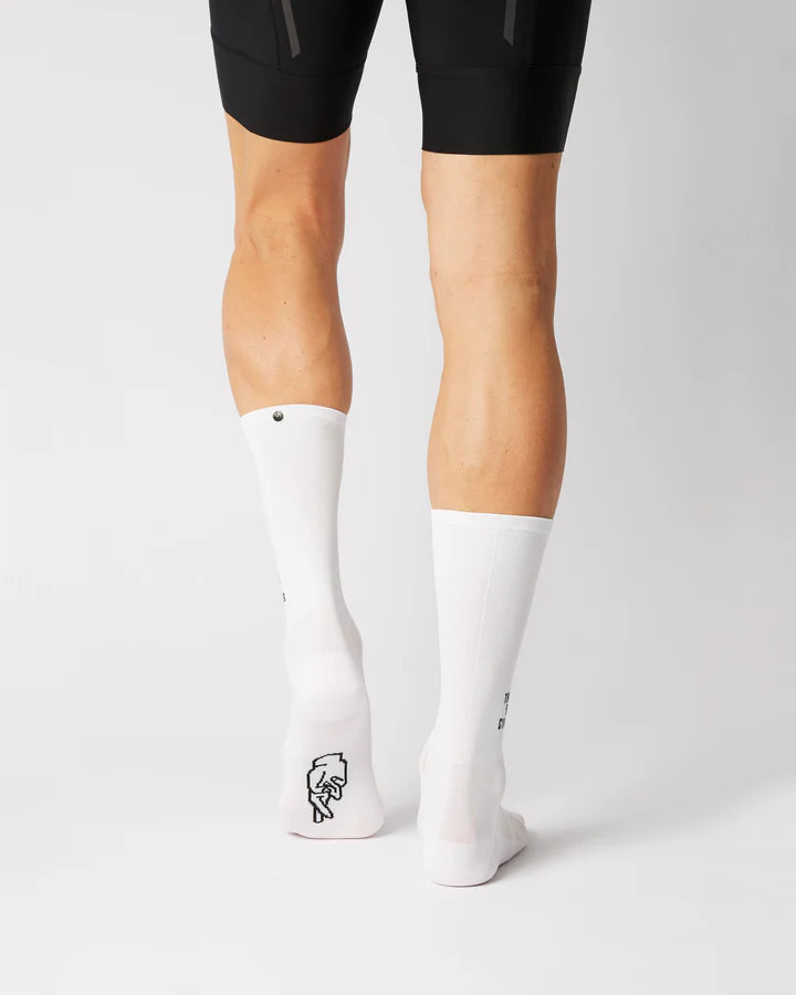 FINGERSCROSSED Socks Classic Thank You Cycling - White