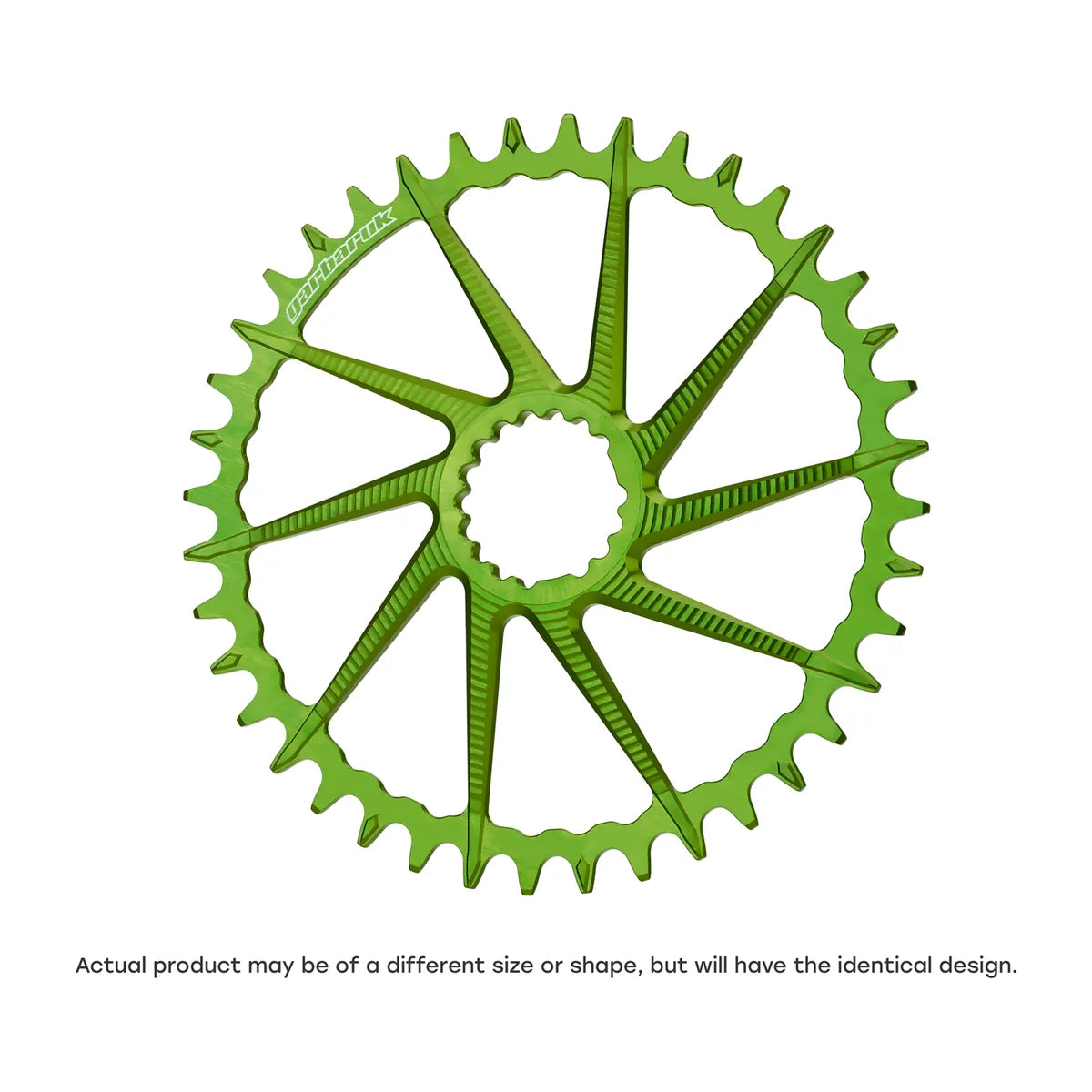 GARBARUK DM Road/Gravel Chainring for Garbaruk Crankset, Round - Green