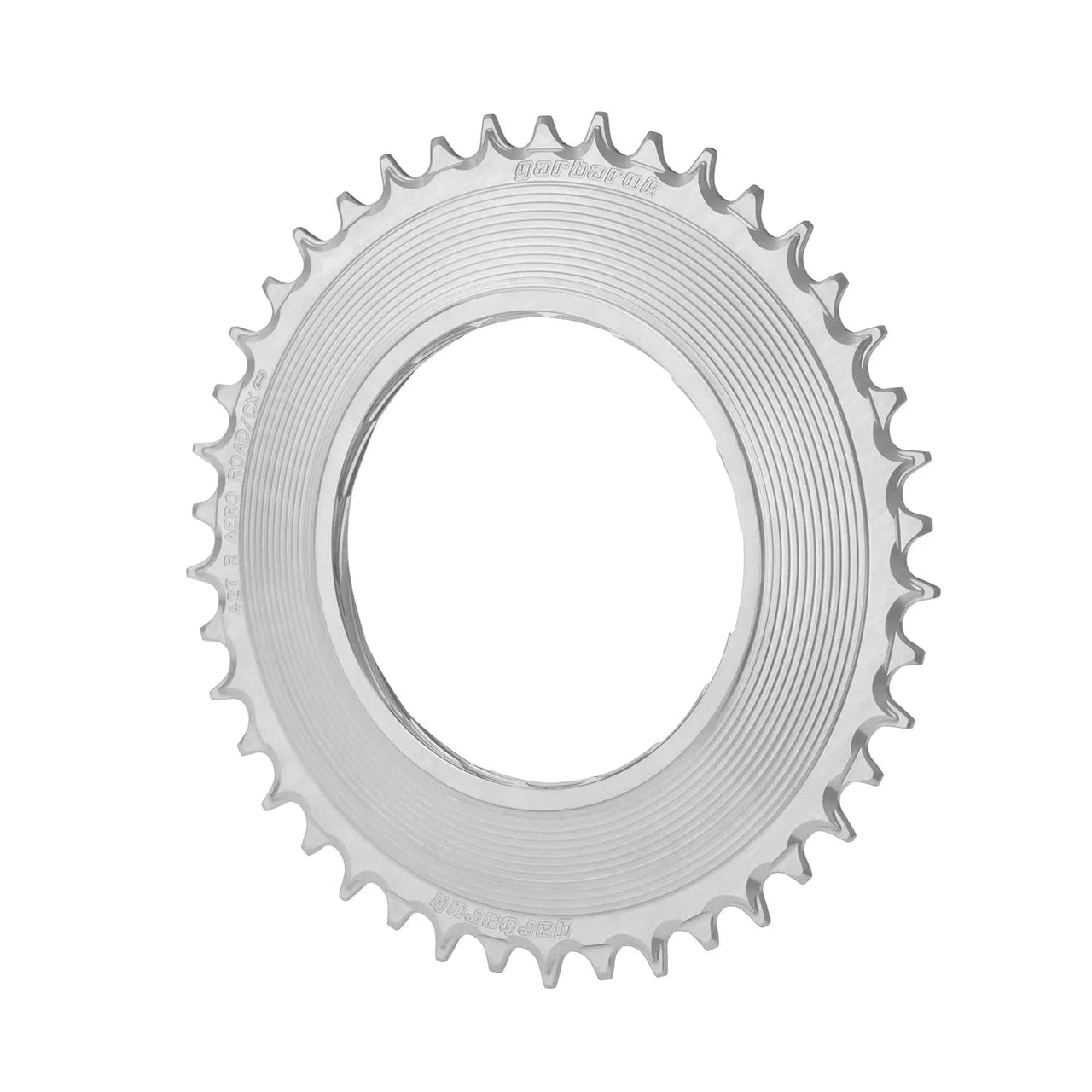 GARBARUK Road Thread Mount Chainring for Red Xplr Axs Power 44T- Silver