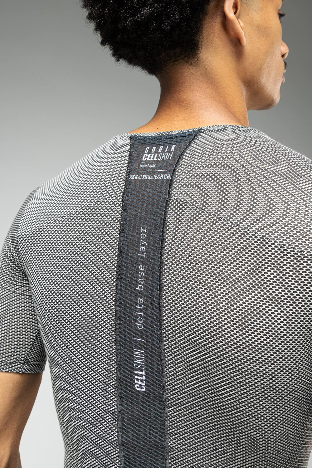 GOBIK CELL SKIN SHORT SLEEVE BASELAYER - GREYBLACK