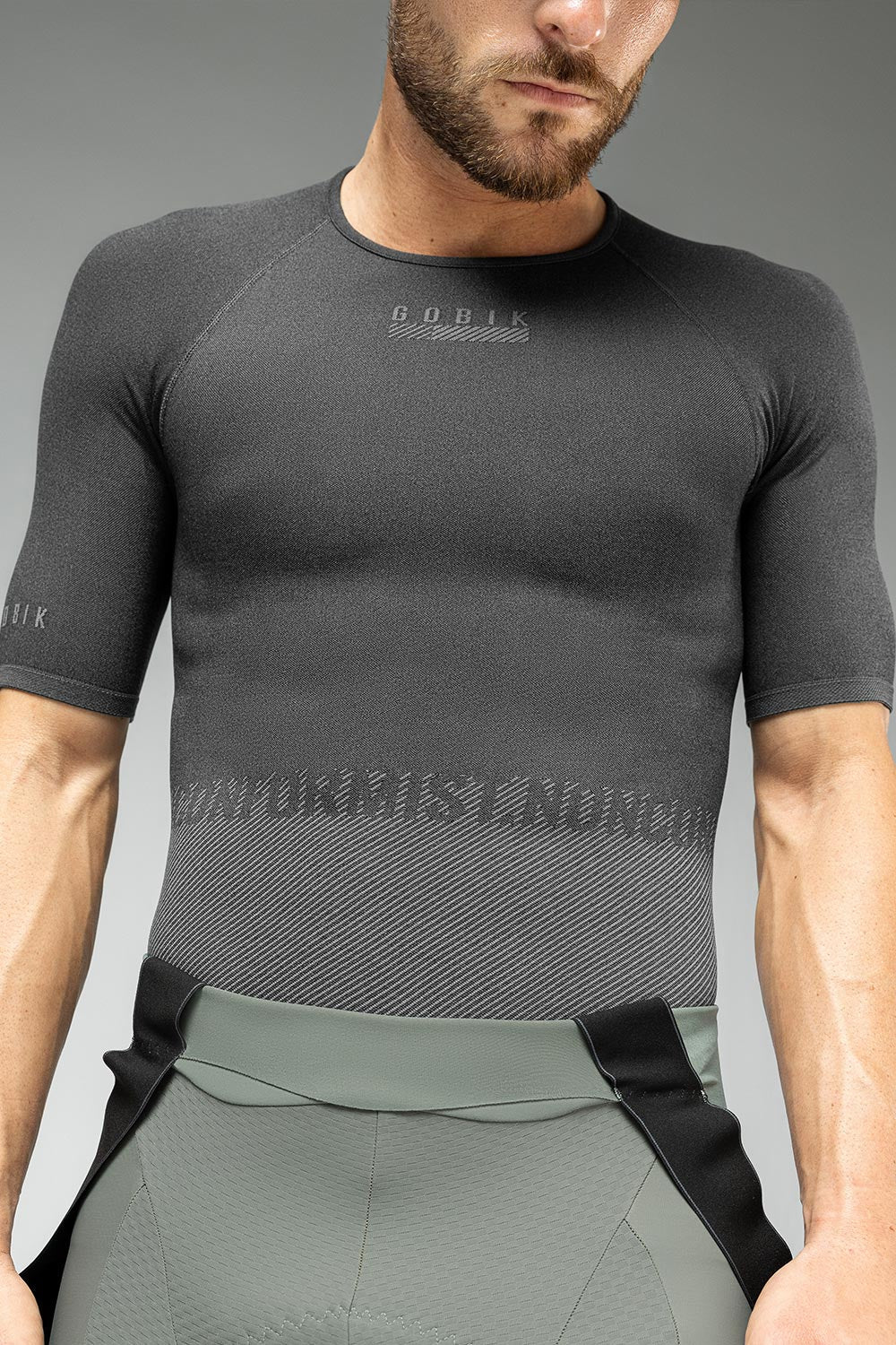 GOBIK LIMBER SKIN SHORT SLEEVE BASELAYER - BASALT