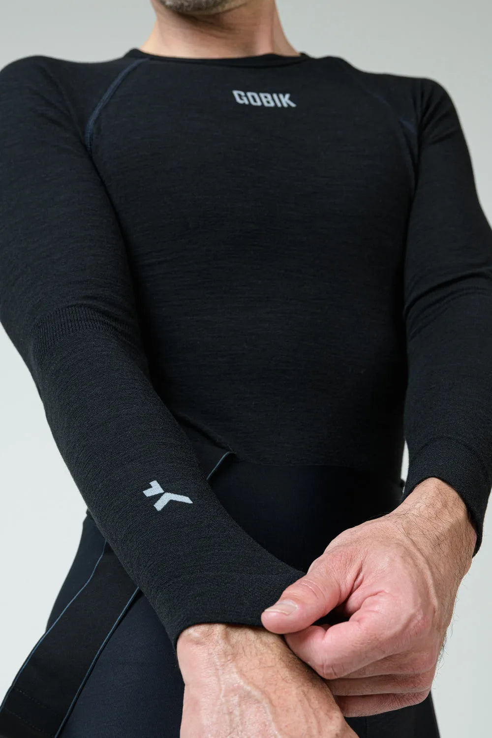 GOBIK Merino Long Sleeve Base Layer - Coal