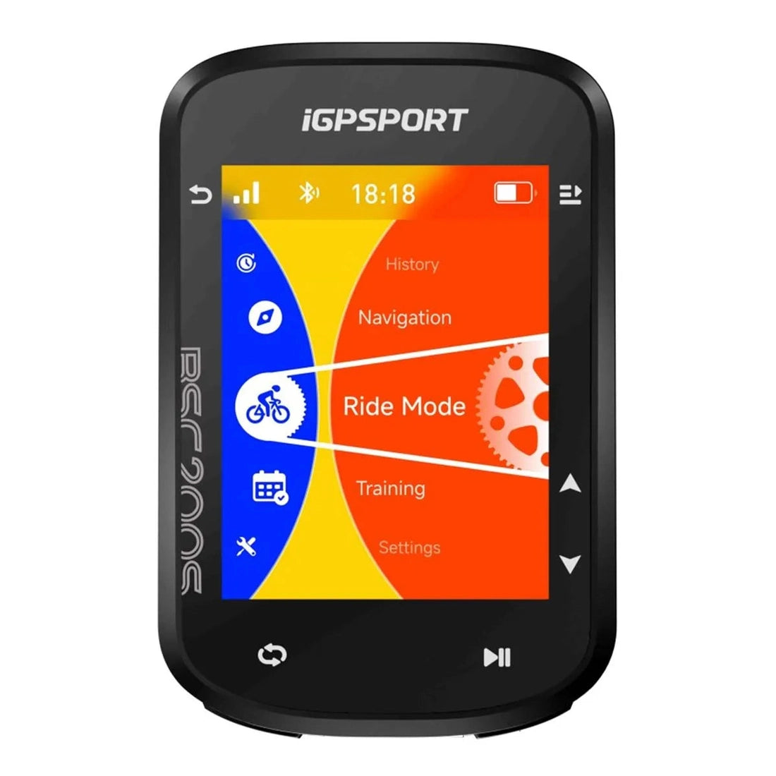 IGP SPORT Smart Fahrradcomputer BSC200S with GPS - Schwarz