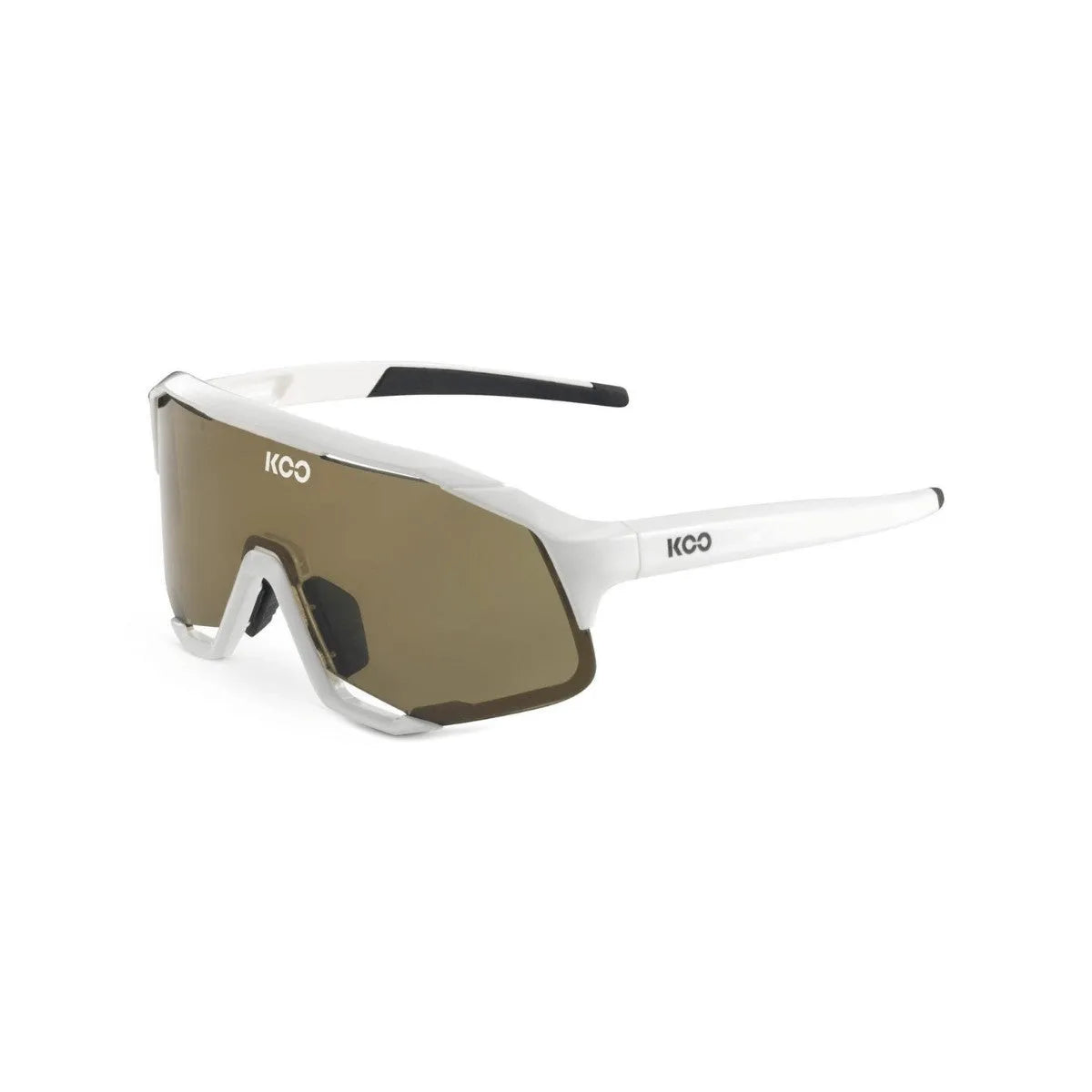 KOO Demos Eyewear - White/Brown Lens