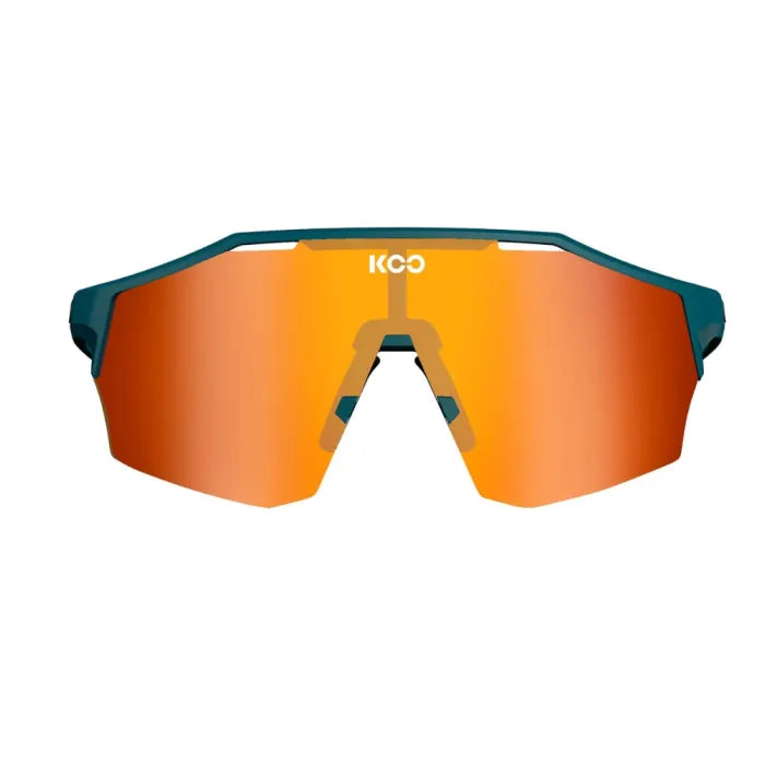 KOO Eyewear Alibi Large - Dark Blue Matt / Red Photochromic