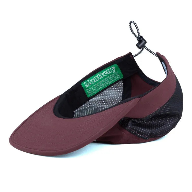 LASER Montseny V2 Tech 5 Panel Hat Cap - Plum