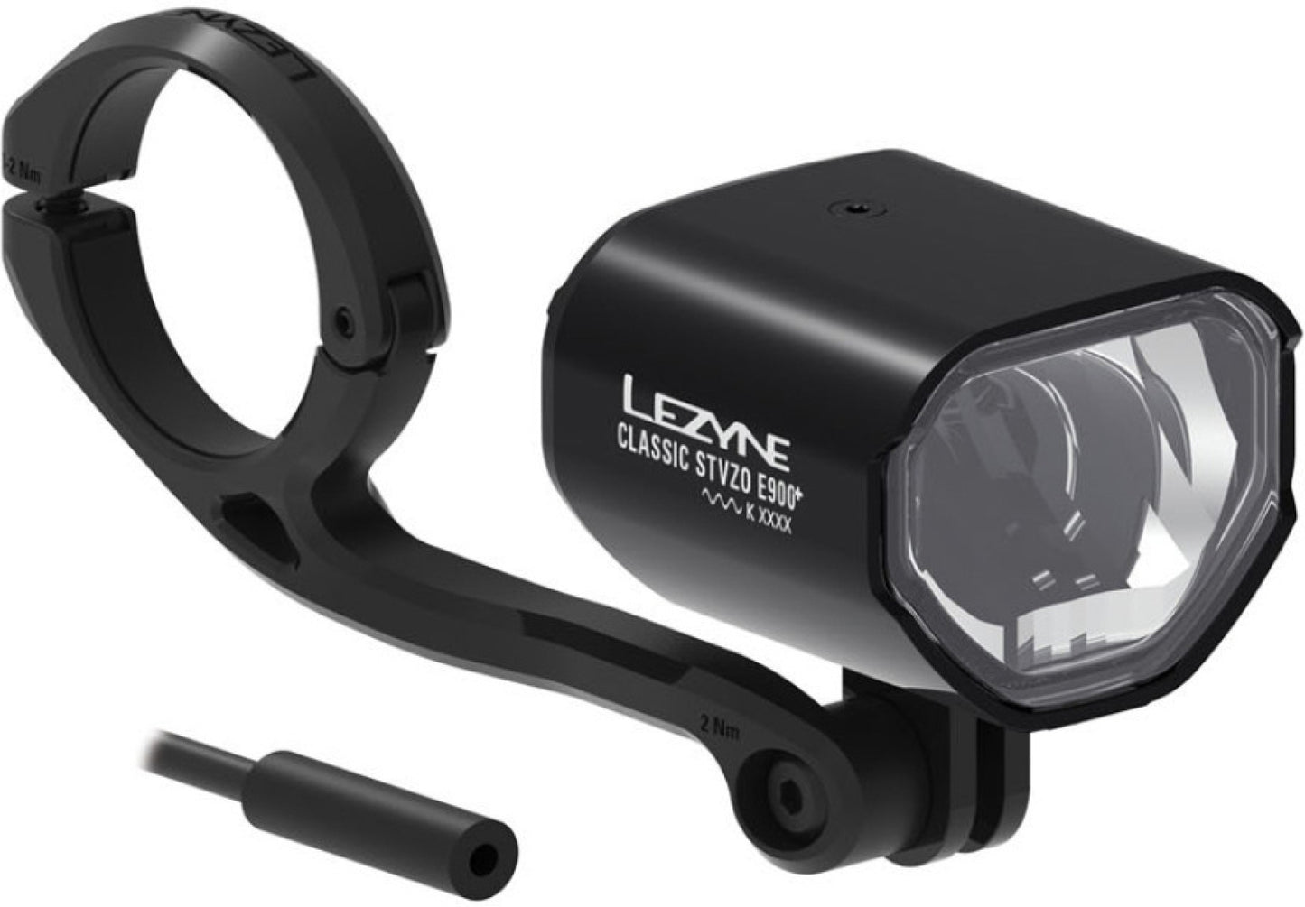 LEZYNE CLASSIC STVZO E900+ LIGHT - BLACK/WHITE