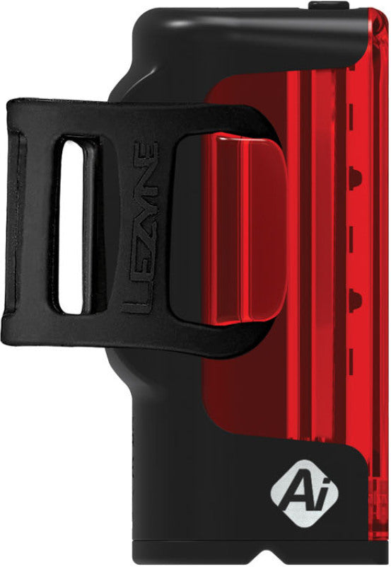 LEZYNE STRIP+ STVZO AI ALERT LIGHT - BLACK/RED