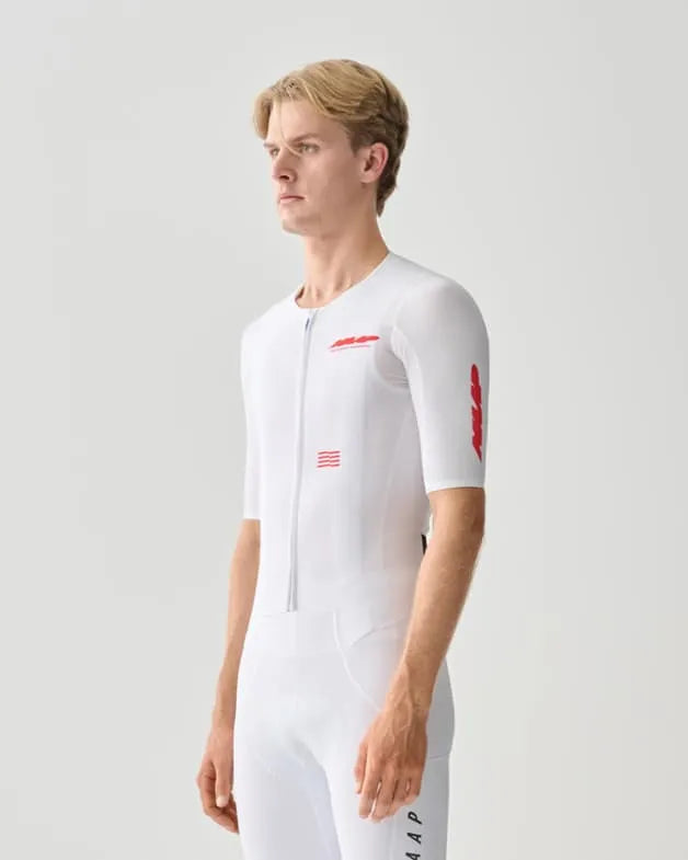 MAAP Eclipse Pro Air Jersey SS25 - White/Infrared