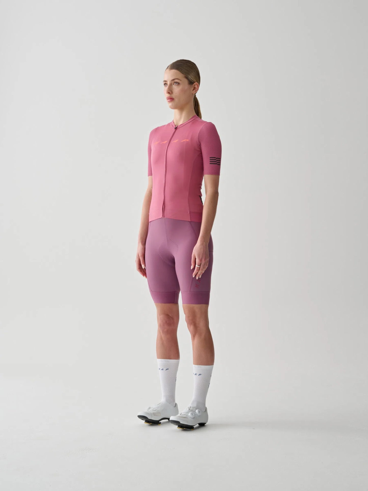 MAAP Team Bib Evo Cargo Women Bib Shorts - Dark Mauve