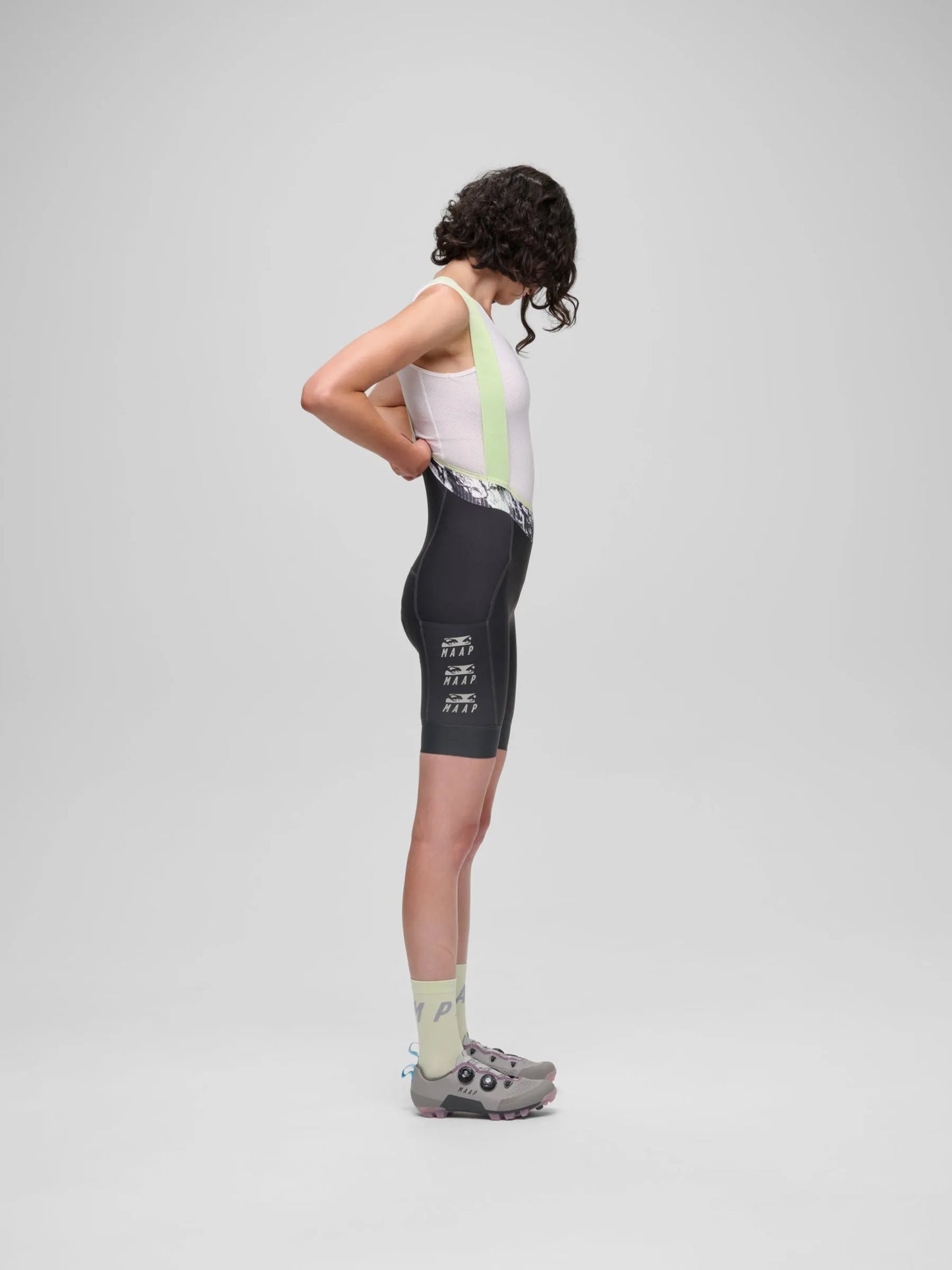 MAAP x PAM Team Bib Evo Cargo Women Bib Shorts - Charcoal