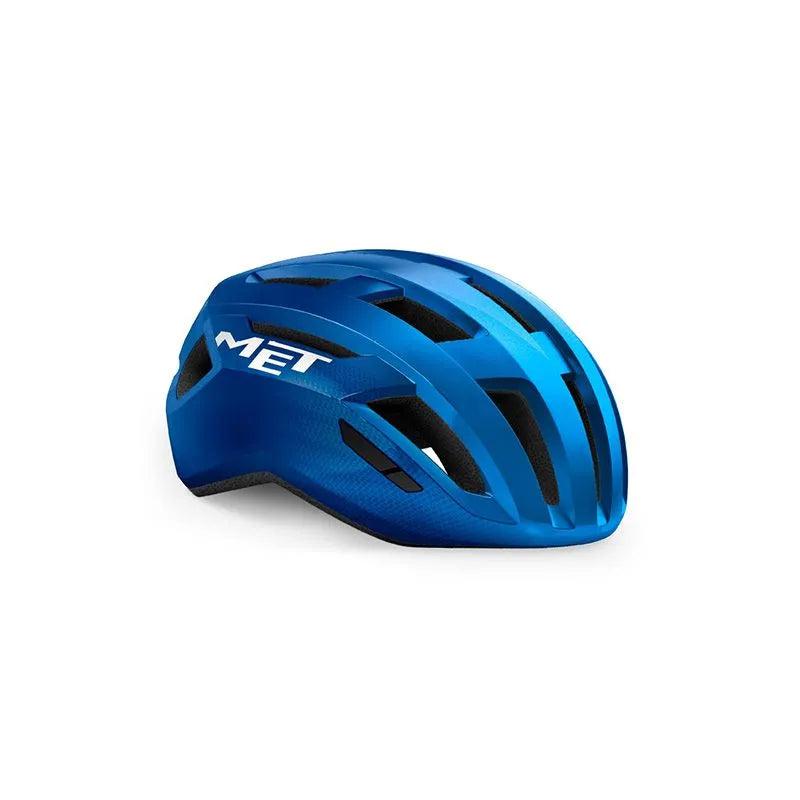 MET CASCO MET VINCI MIPS AZUL METALICO BRILL.T. - Metalico Brillo