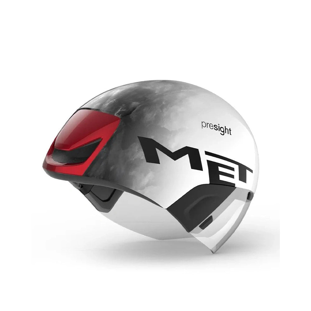 MET Codatronca Cycling Helmet UAE TEAM EMIRATES EDITION 2025 - White/Black/Red