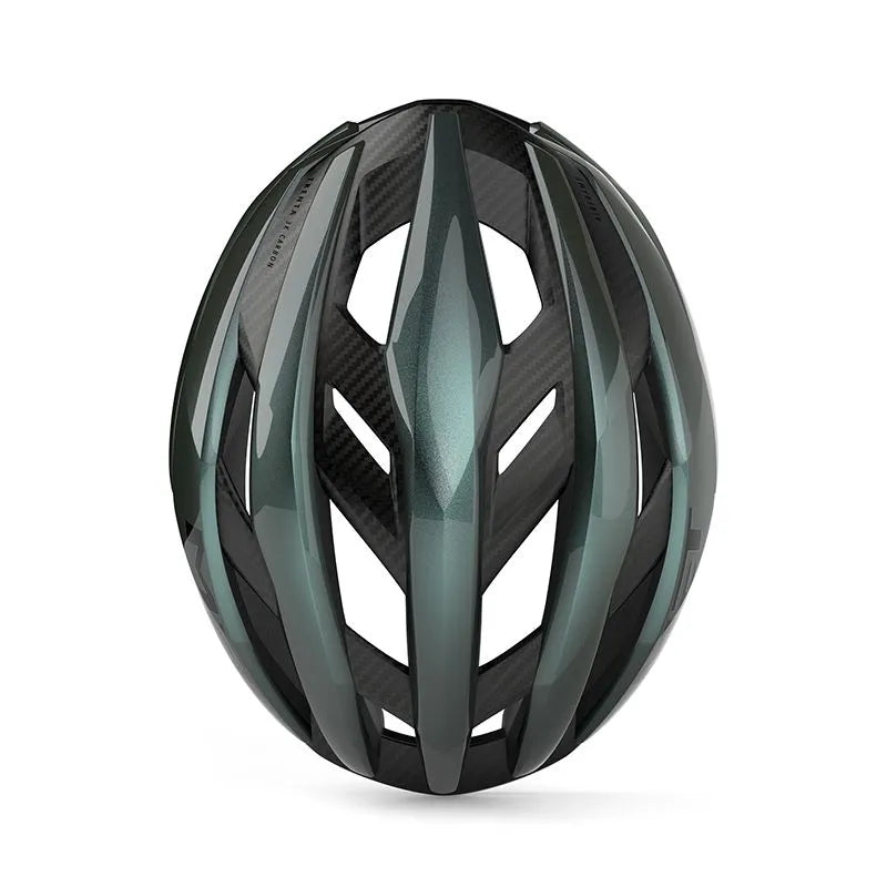 MET TRENTA 3K Mips Air Cycling Helmet - Green Blue Carbon