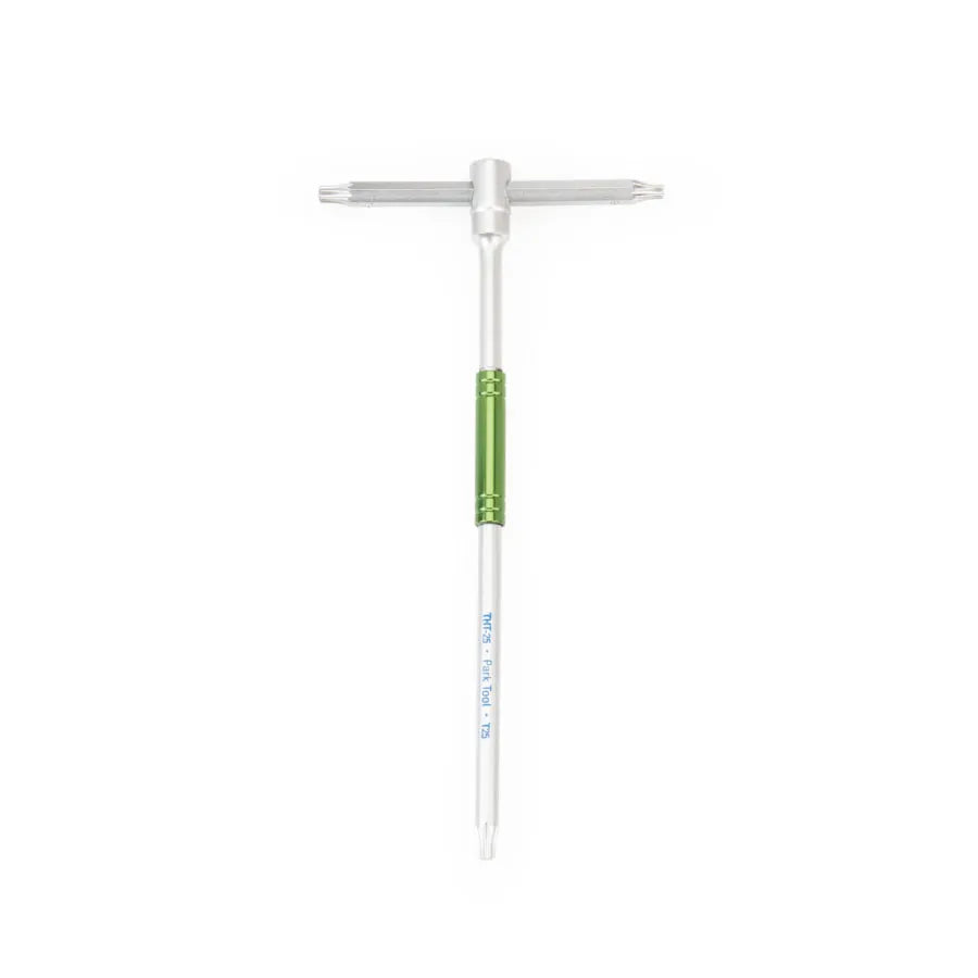 PARK TOOL T25 Sliding THandle Torx Compatible Wrench - Silver/Green