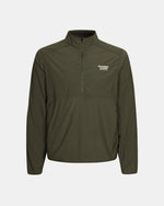 PAS NORMAL STUDIOS Balance Half Zip Jacket - Dark Olive