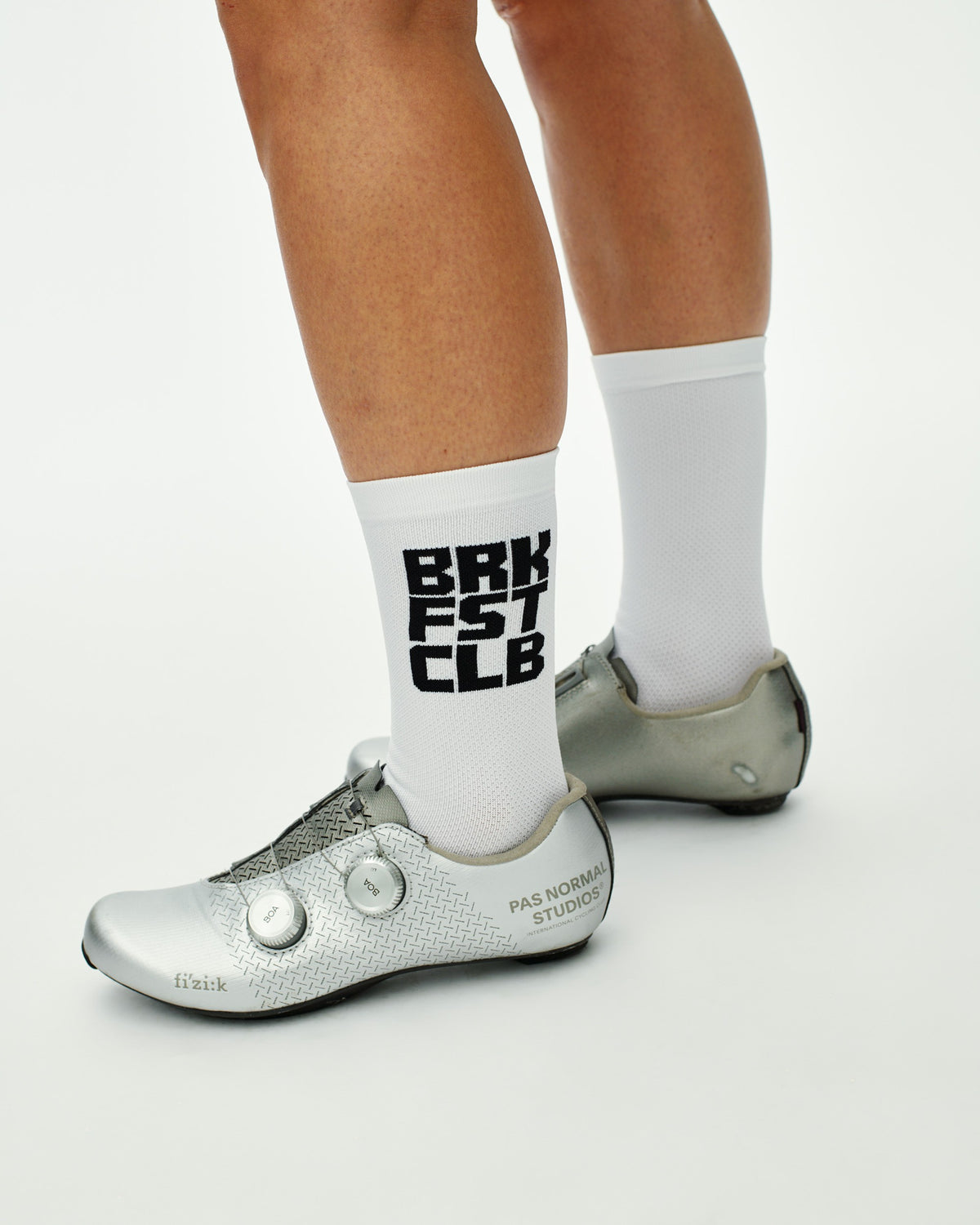 PAS NORMAL STUDIOS Breakfast Club Race Socks - White