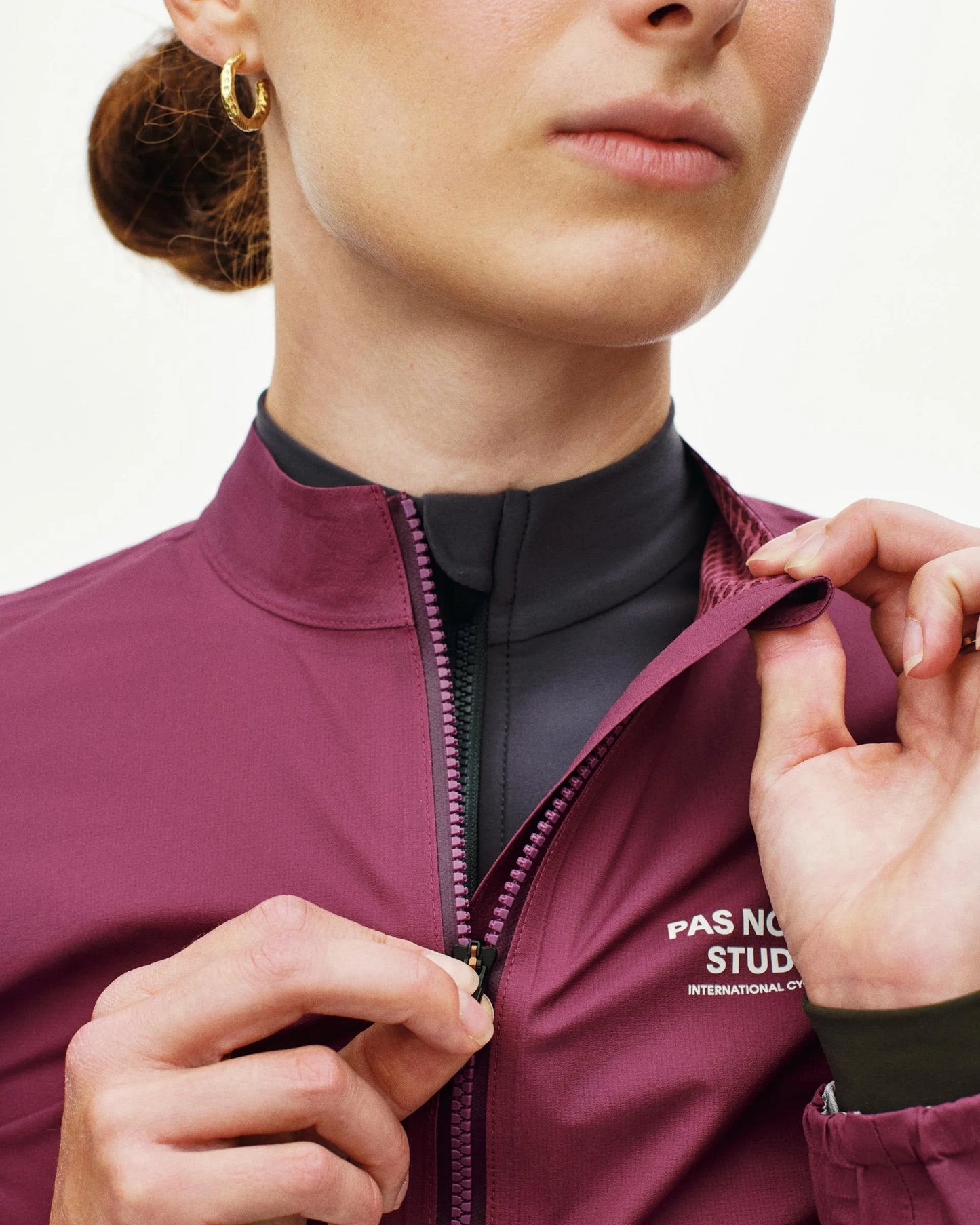 PAS NORMAL STUDIOS Mechanism Pertex Rain Women Jacket - Plum