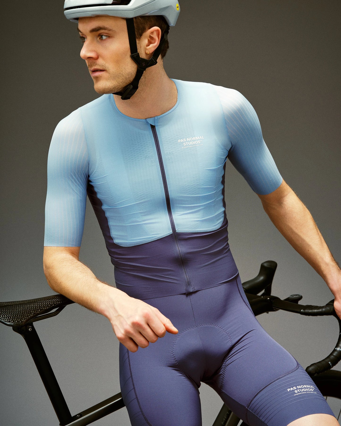 PAS NORMAL STUDIOS Mechanism Pro Jersey - Iron Grey / Pale Blue