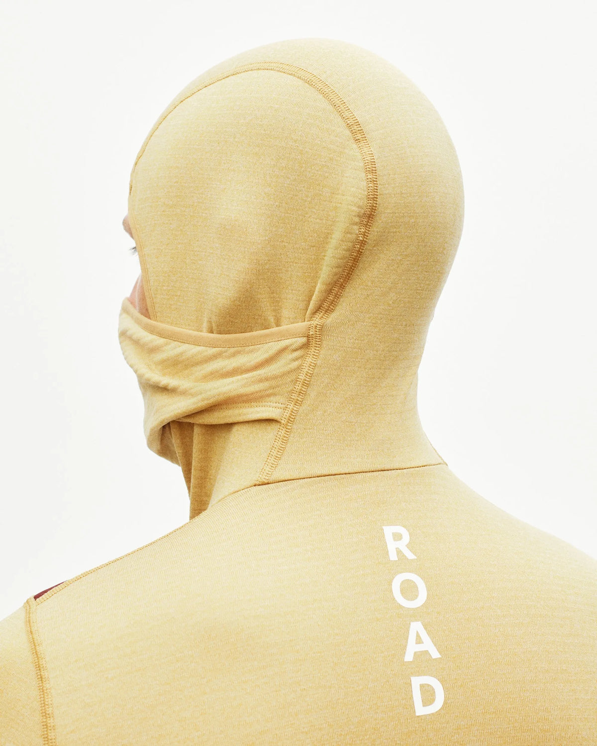 PAS NORMAL STUDIOS Men Thermal Hooded Windproof Base Layer - Camel / Marron
