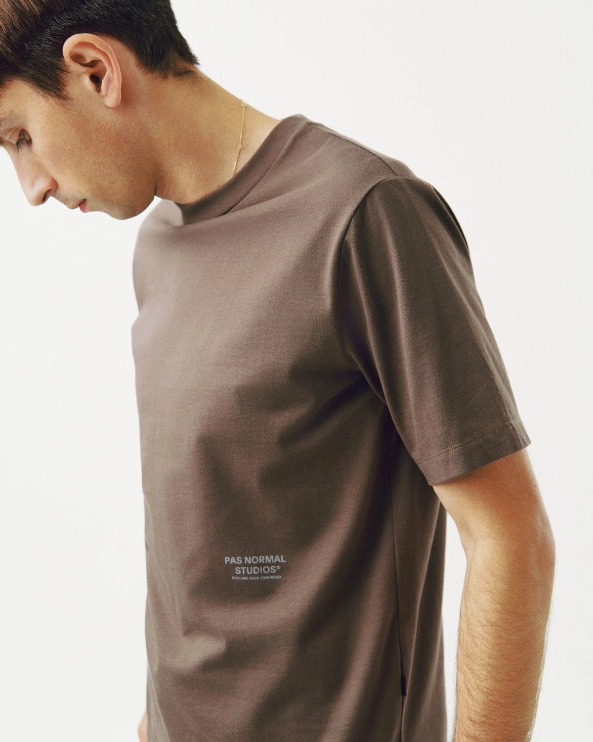 PAS NORMAL STUDIOS Off-Race T-Shirt - Ash Brown