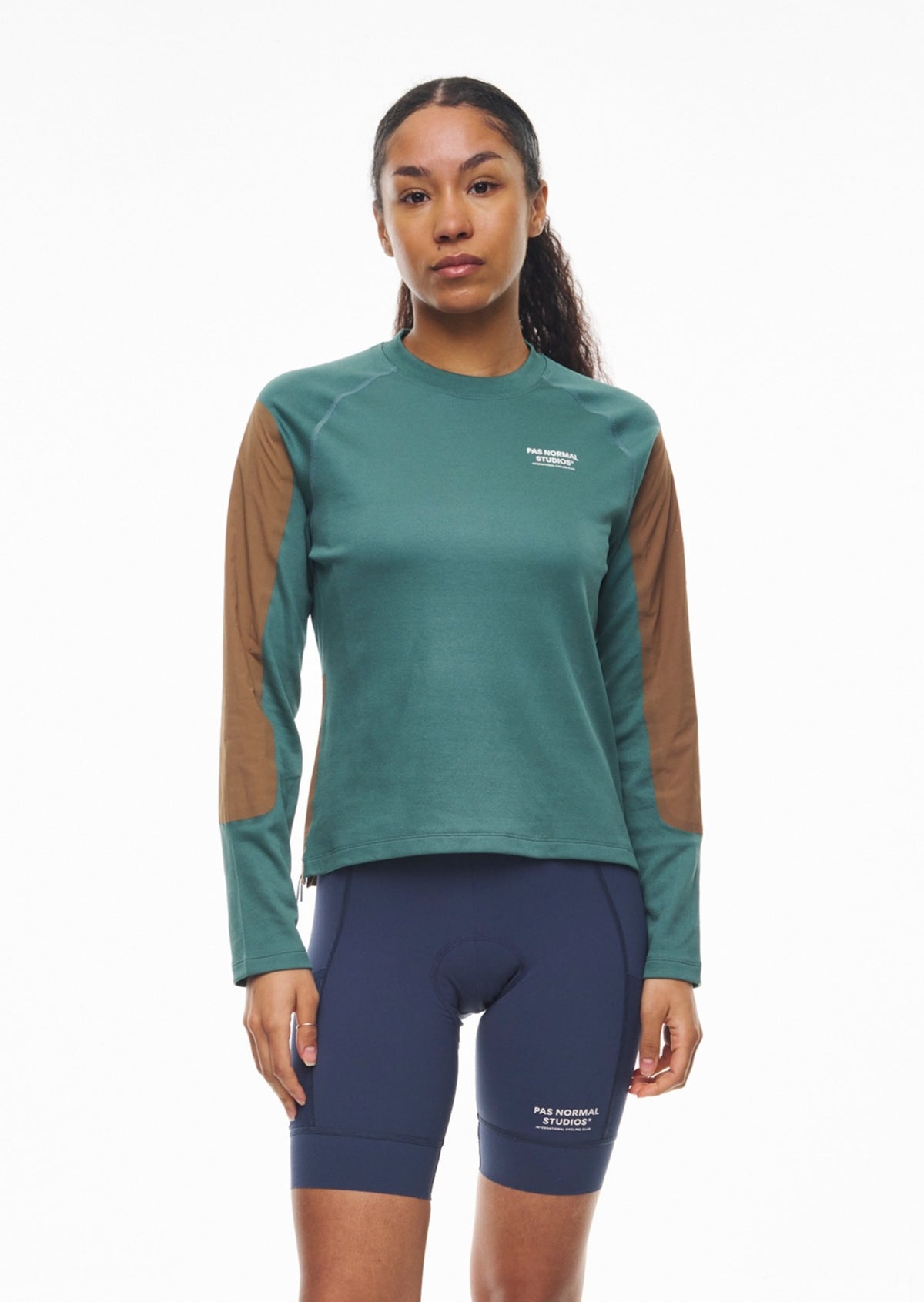 PAS NORMAL STUDIOS Women Escapism Technical LS T-Shirt - Dusty Teal