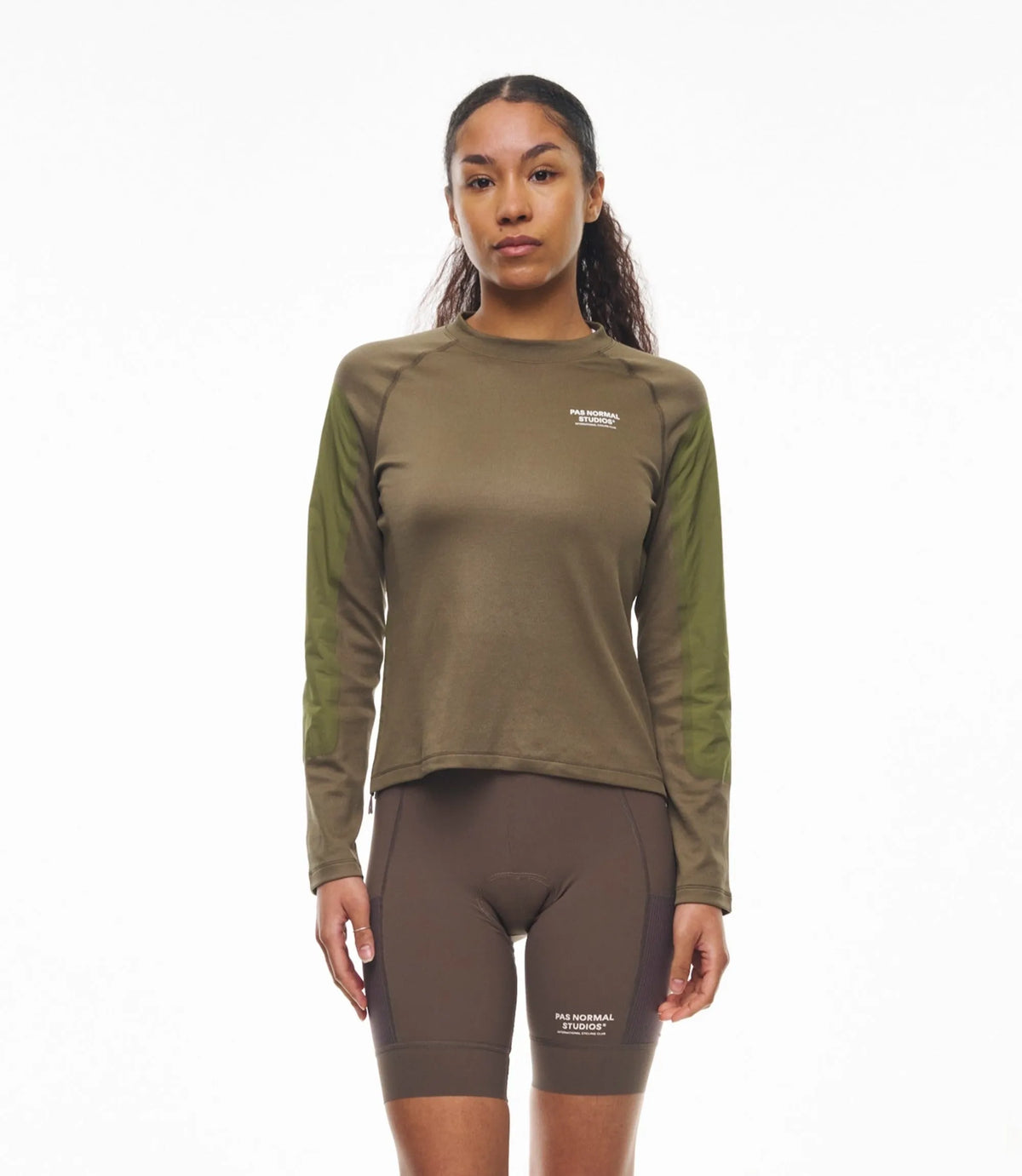 PAS NORMAL STUDIOS Women Escapism Technical LS T-Shirt - Earth