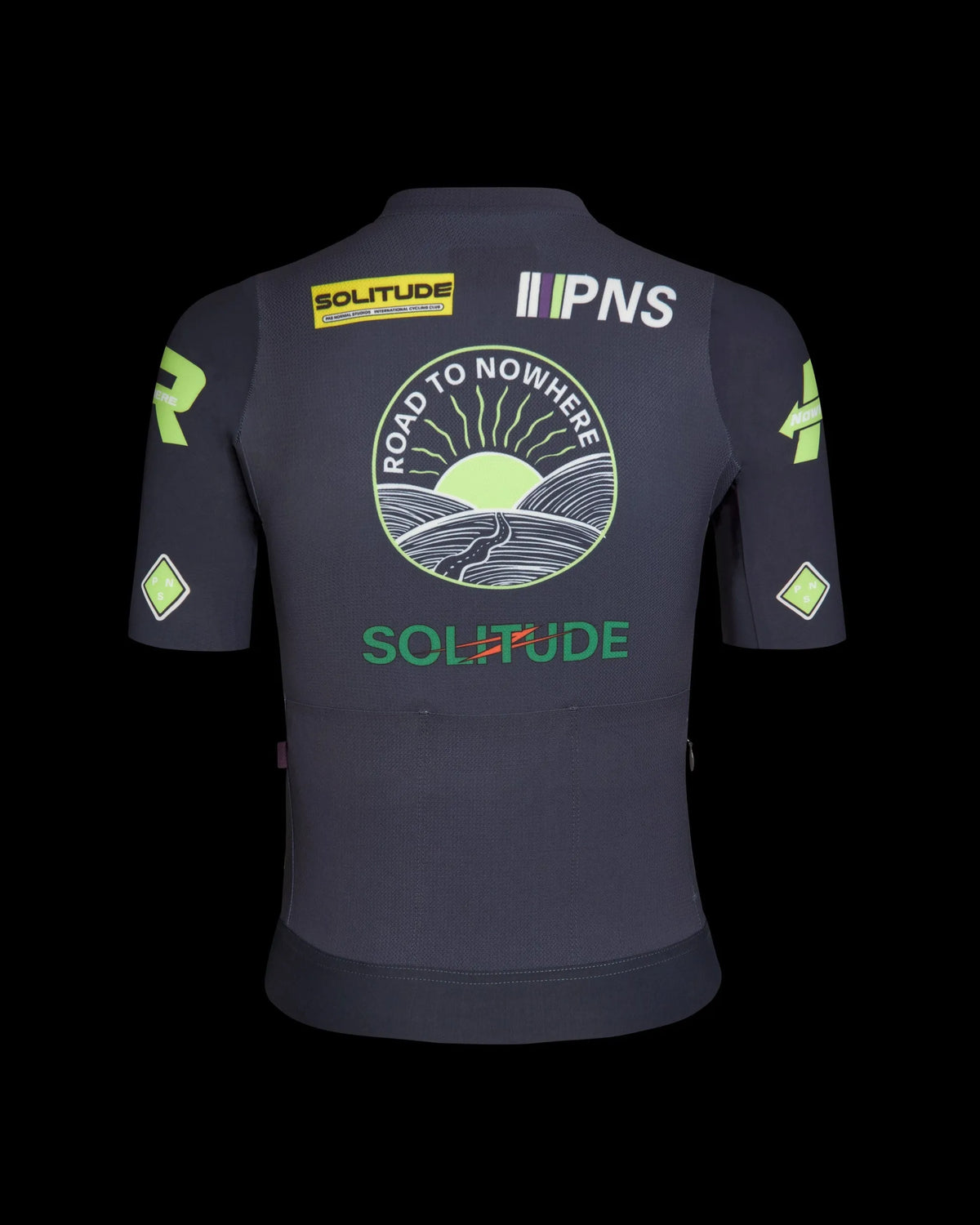 PAS NORMAL STUDIOS Women Solitude Logo Jersey - Dark Grey