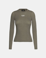 PAS NORMAL STUDIOS Women's Thermal Long Sleeve Base Layer - Dark Stone