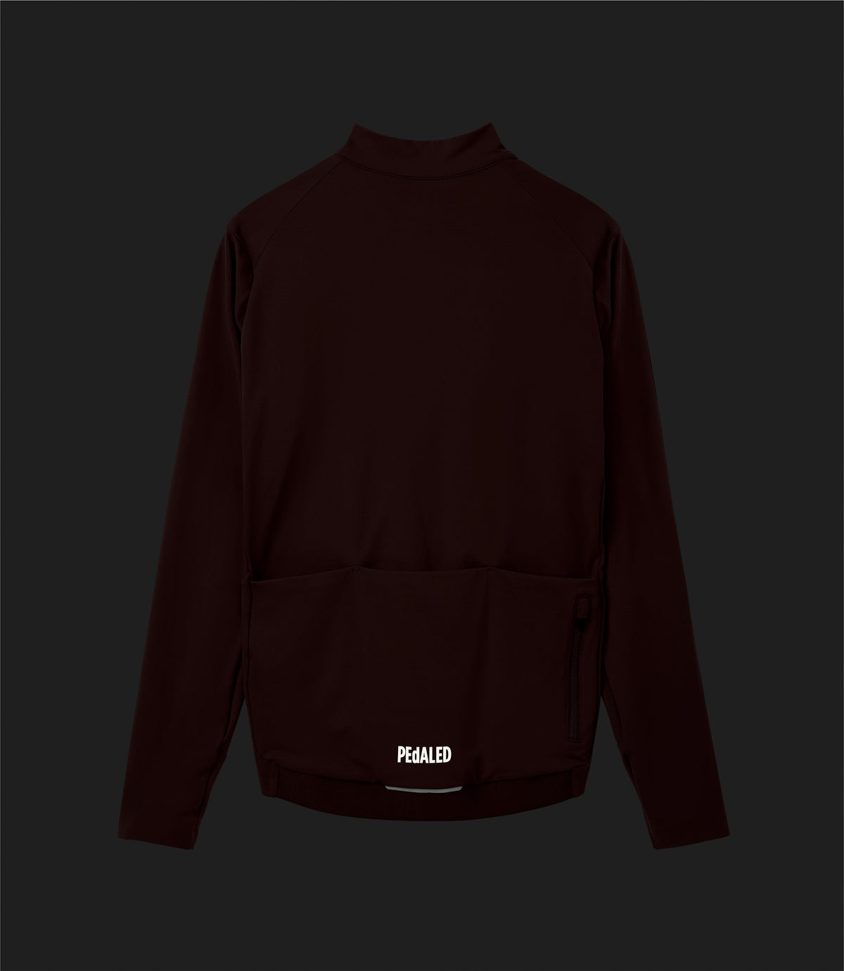 PEDALED ELEMENT LONG SLEEVE JERSEY - MARSALA