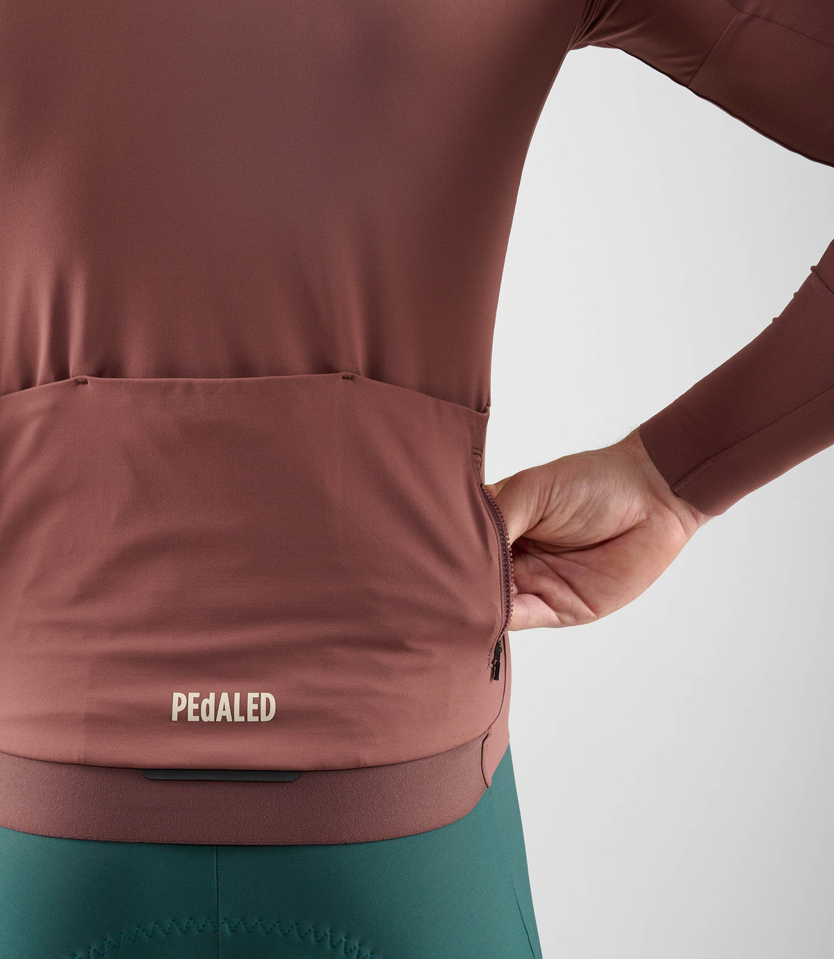 PEDALED ELEMENT LONG SLEEVE JERSEY - RAISIN PURPLE