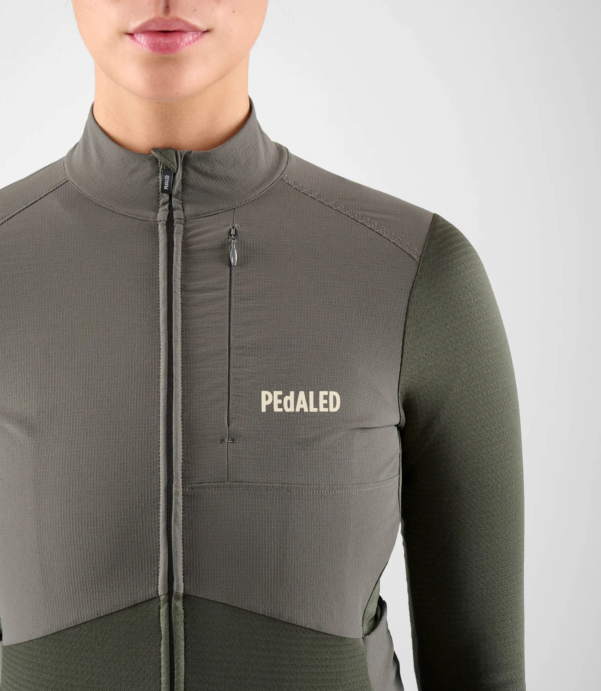 PEDALED Odyssey Windblock Merino Women Jersey - Grey Ink