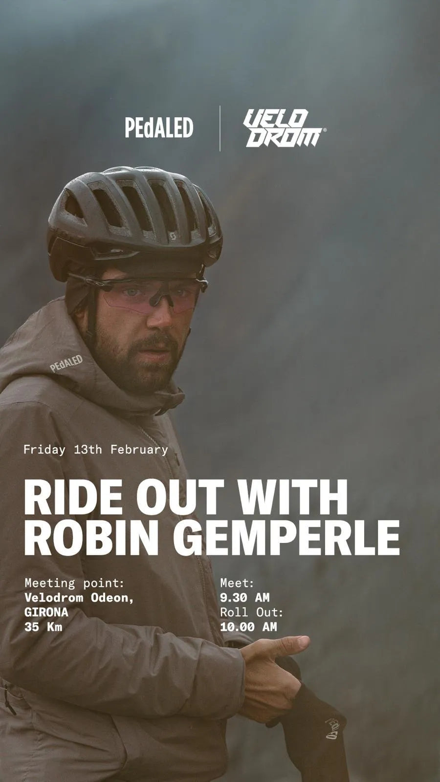 PEDALED X ROBIN GEMPERLE - SOCIAL RIDE 13th Feb 2026