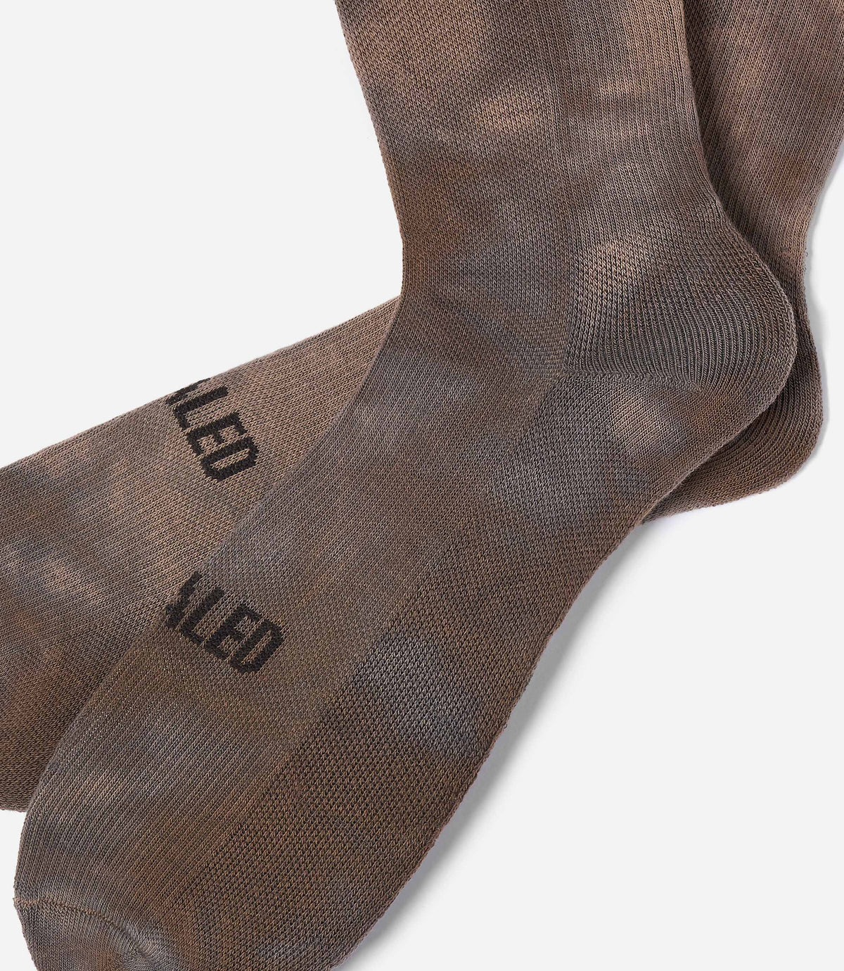 PEDALED YAMA Tie Dye Socks - Turkish Coffee