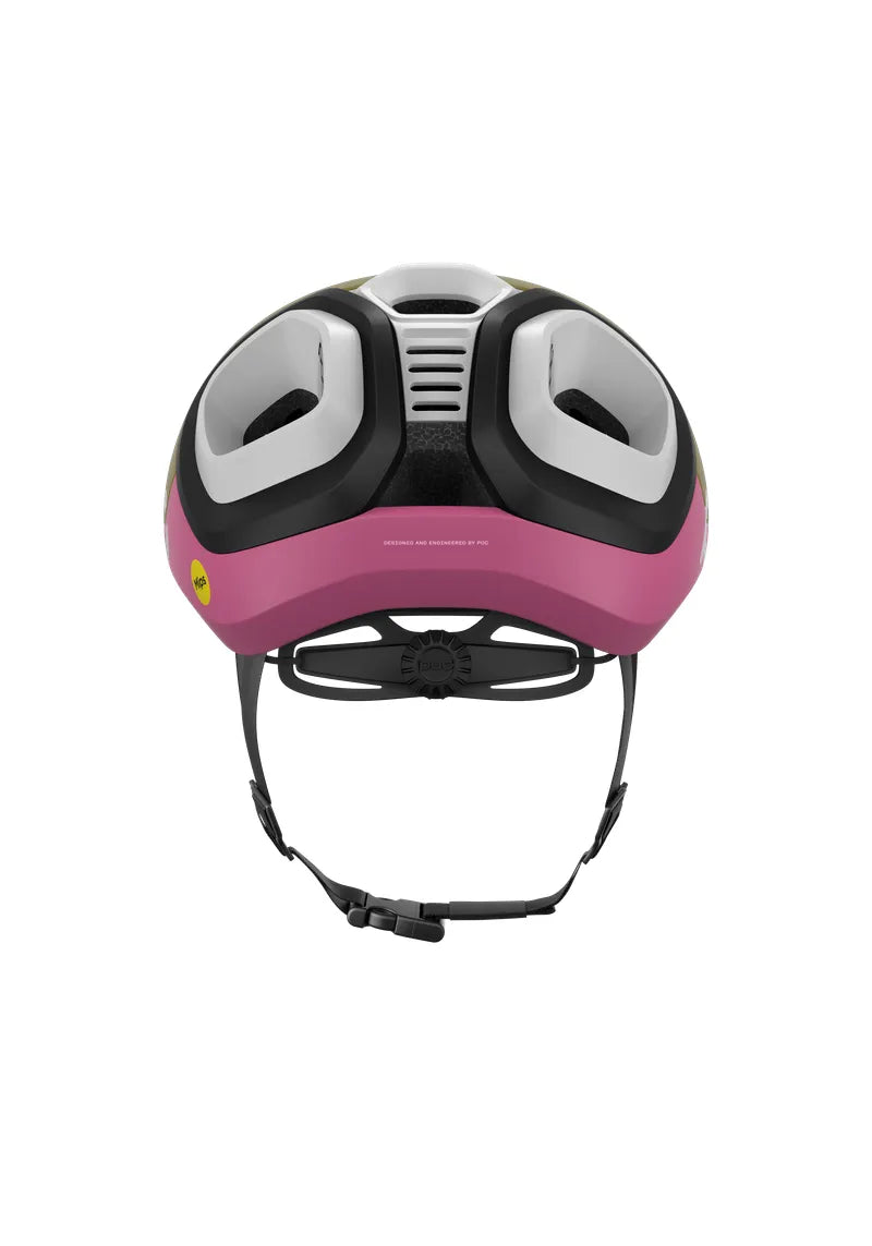 POC Amidal Cycling Helmet - Olivine Green Matt/Thulite Pink Matt