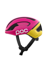 POC Omne Air MIPS Cycling Helmet - Rhos Red Matt/Citrine Yellow Matt