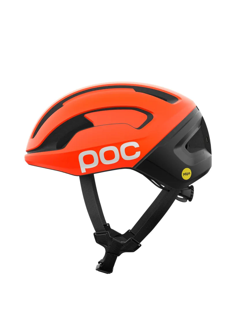 POC Omne Beacon MIPS Commute Bike Fahrradhelm - Fluorescent Orange Matt/Uranium Schwarz Matt