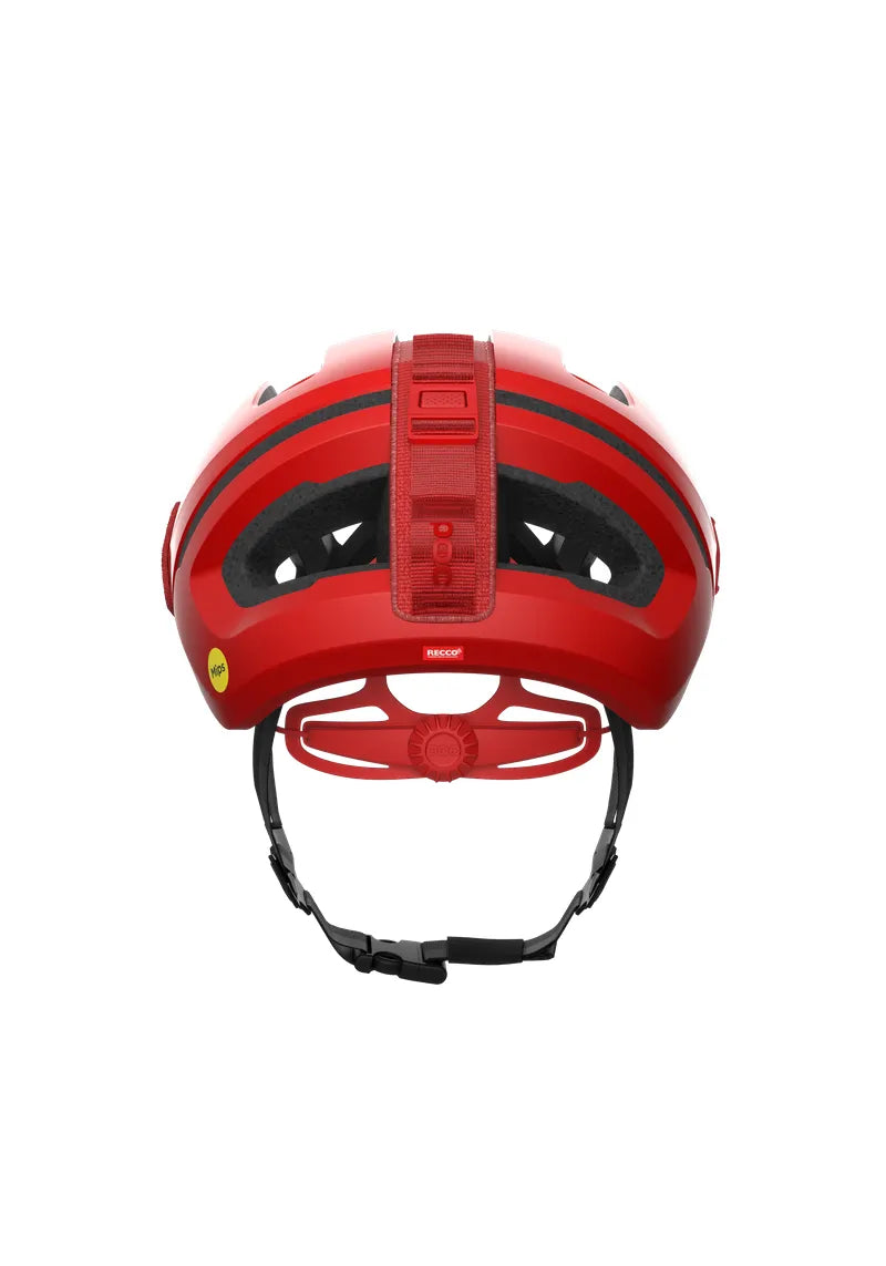 POC Omne Ultra MIPS Gravel Cycling Helmet - Prismane Red Matt