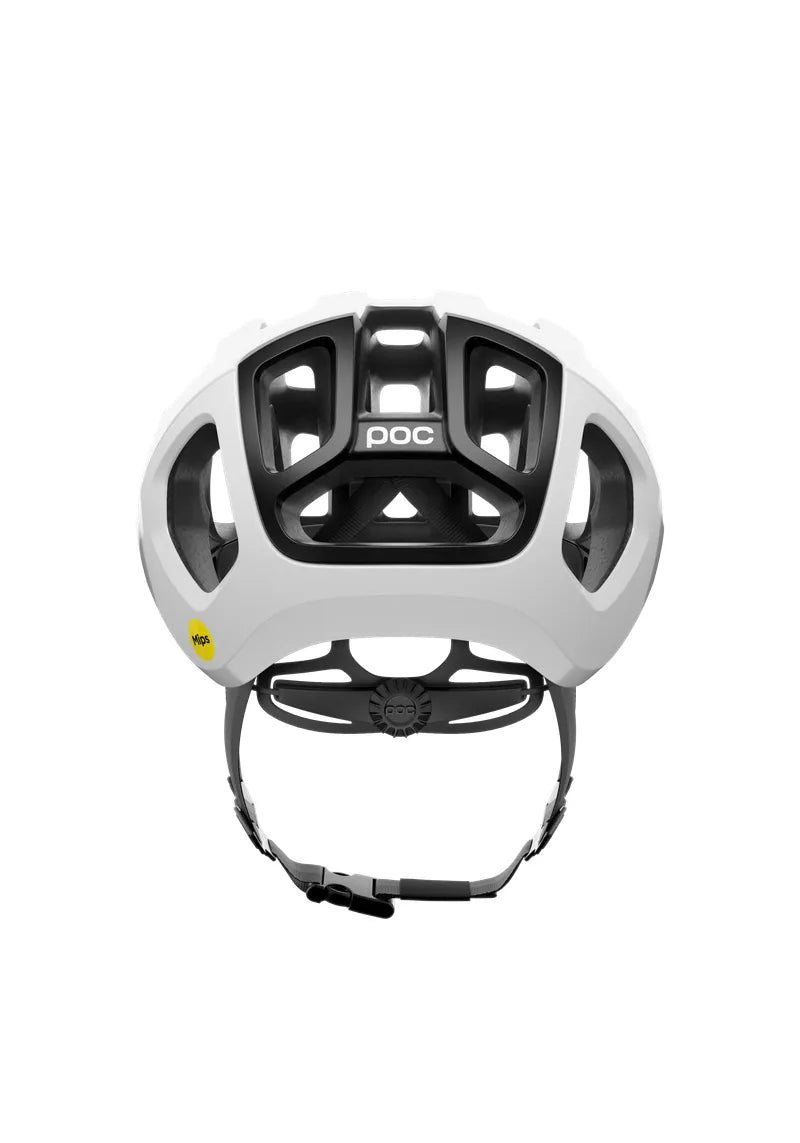 POC Ventral Air Mips Wide Fit Cycling Helmet - Hydrogen White/Uranium Black Matt