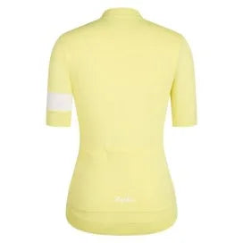 RAPHA Core Lightweight Women Jersey - CYW Canary Yellow White Alyssum