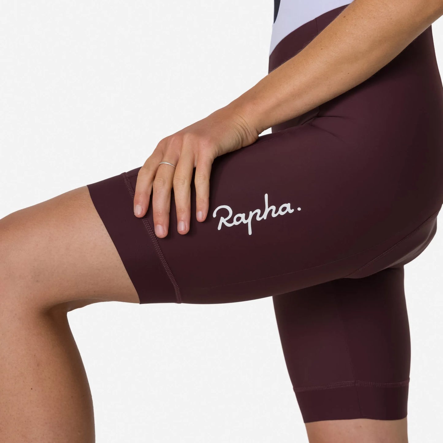 RAPHA Core Women Bib Shorts - FDW Mahogany/White